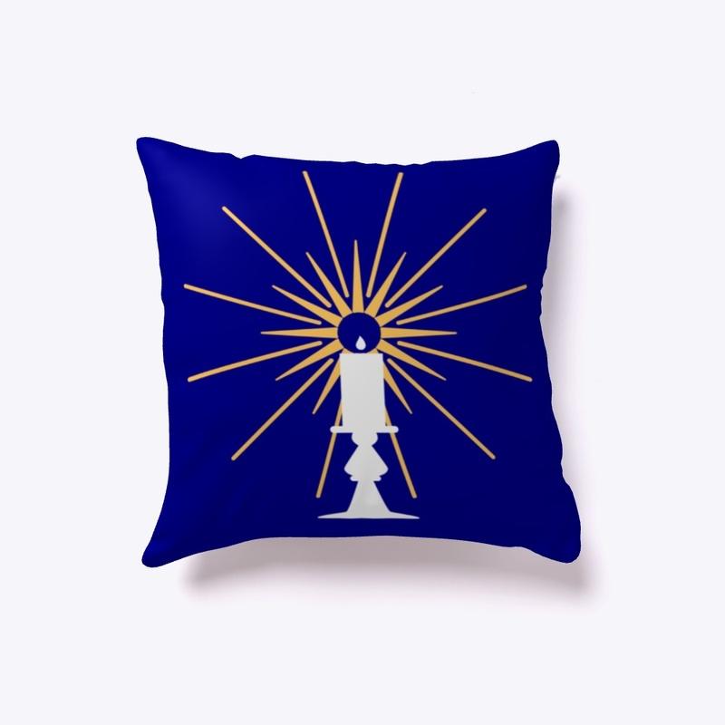 Wisdom Candle Pillow or Blanket