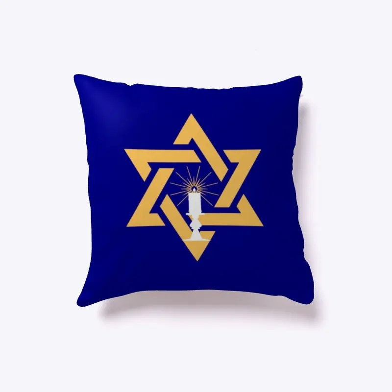 Magen David Wisdom Pillow or Blanket